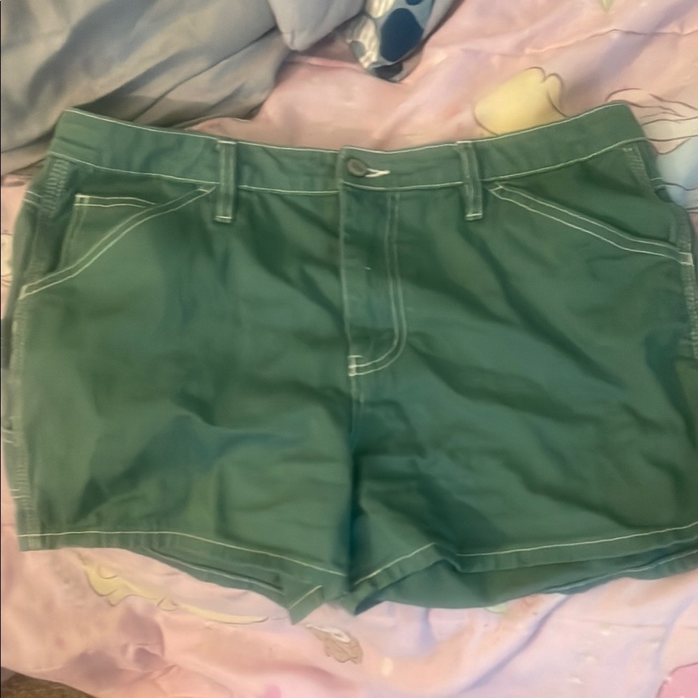 Green Women's Shorts